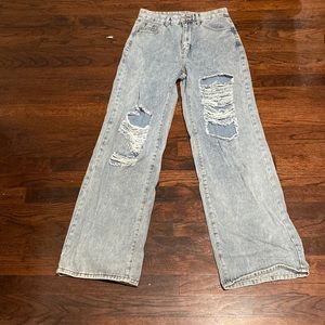 SHEIN ripped jeans (sorry I don’t have an exact name)